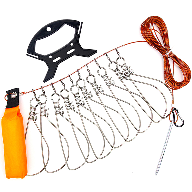 Fishing Hook Stainless Steel - Nouveau【Cordon de pêche en acier inoxydable