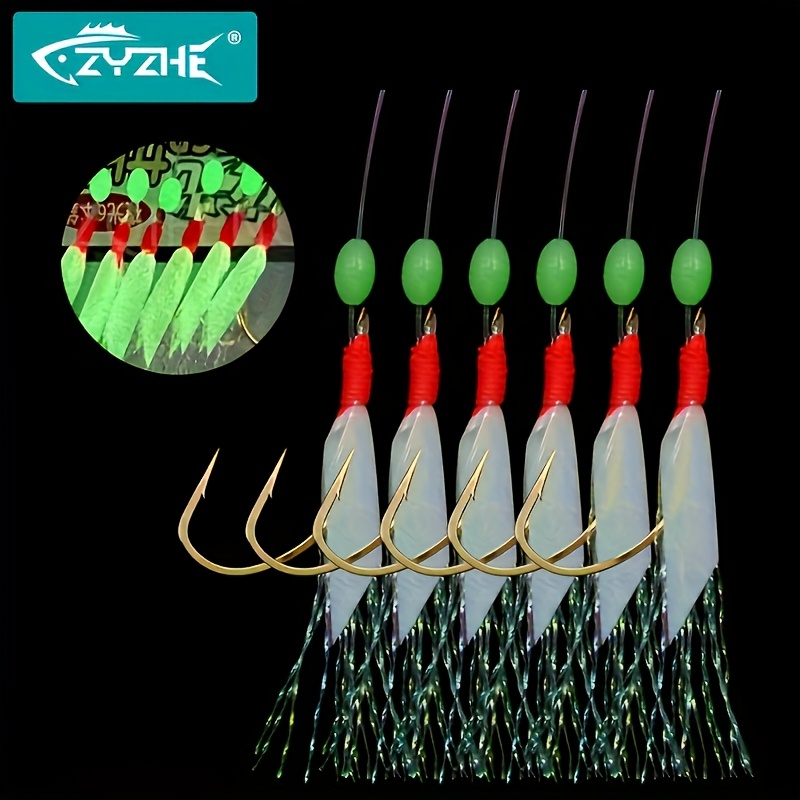 Fishing Hook Assortment - ZYZHE 1/3/5 sacs de hameçons Sabiki