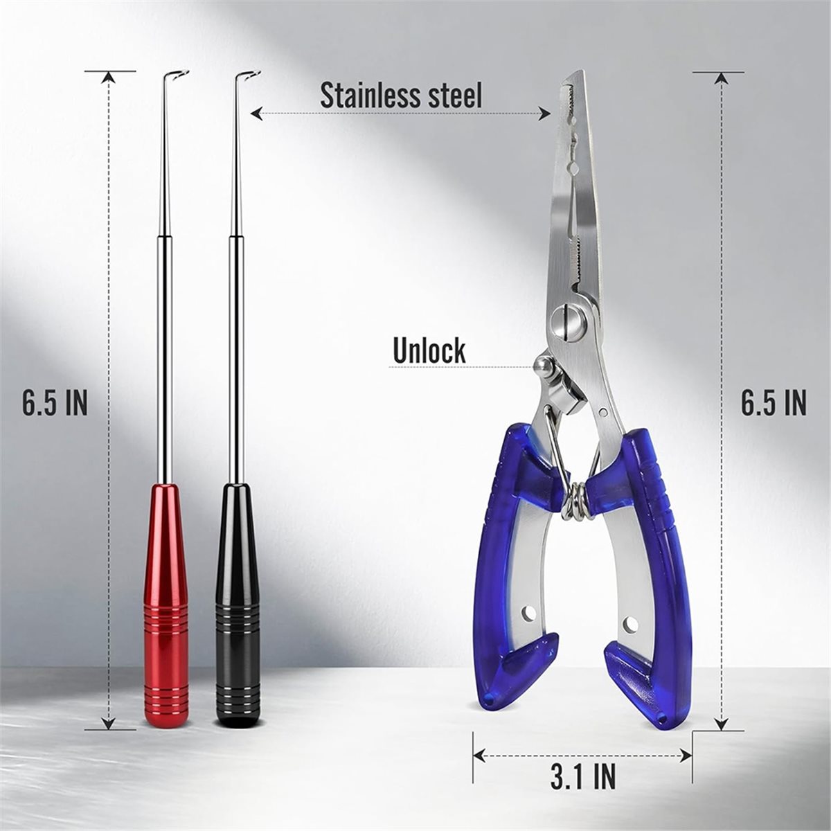 Kit d'outils de pêche T34C : D - Fishing Hook Stainless Steel avis et prix