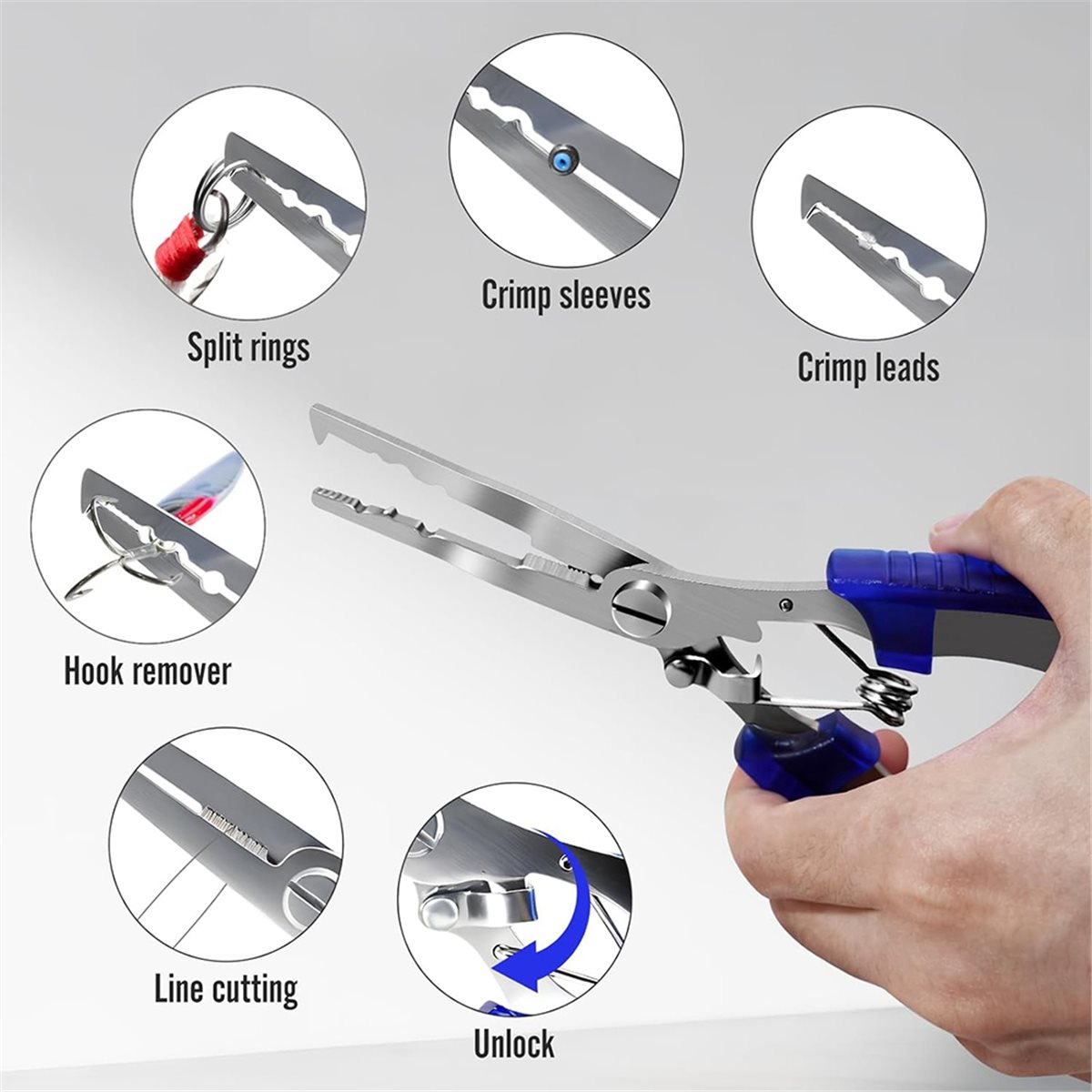 Kit d'outils de pêche T34C : D - Fishing Hook Stainless Steel avis et prix